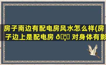房子南边有配电房风水怎么样(房子边上是配电房 🦄 对身体有影响吗)